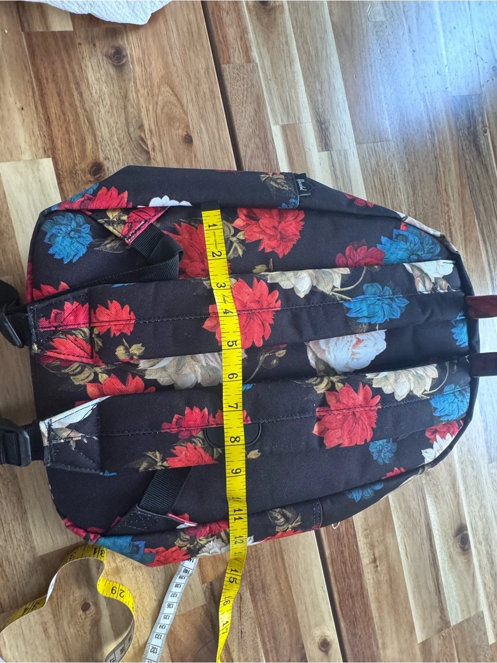 Herschel Supply Company Floral Print Backpack - Black, Red, Teal, Cream